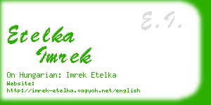 etelka imrek business card